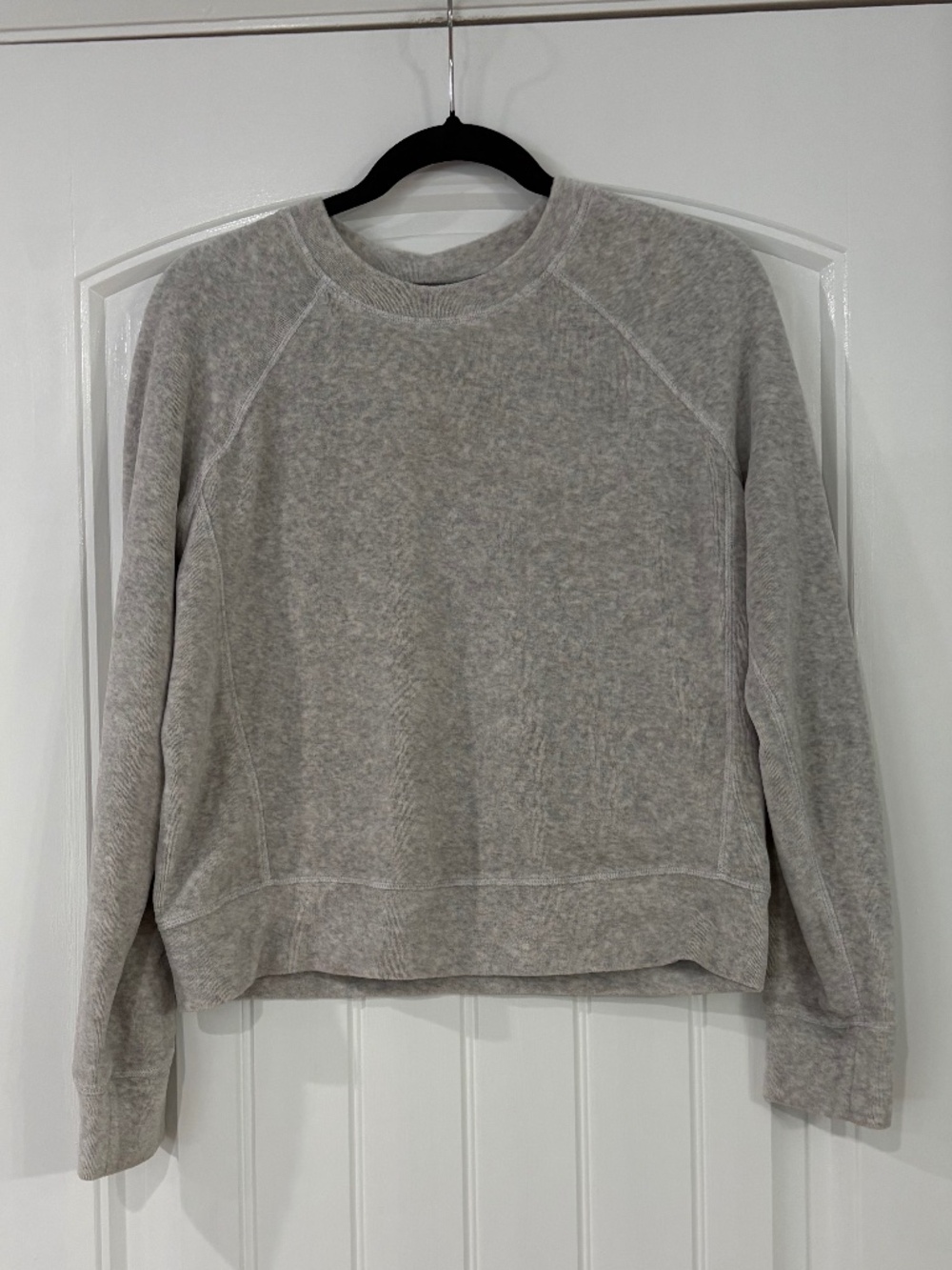 Lululemon Every Moment Crew Heathered Core Ultra Light Grey